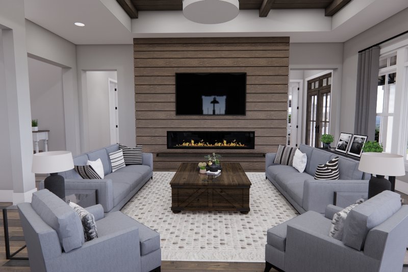 Dream House Plan - Interior - Family Room 2 for Farmhouse House Plan #51-1237 - 3 bed, 2.5 bath