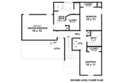 European Style House Plan - 3 Beds 2.5 Baths 1459 Sq/Ft Plan #81-13763 