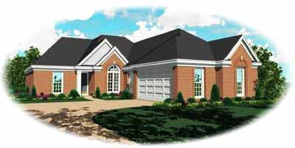 Exterior - Front Elevation 2 for Traditional House Plan #81-273 - 3 bed, 2 bath
