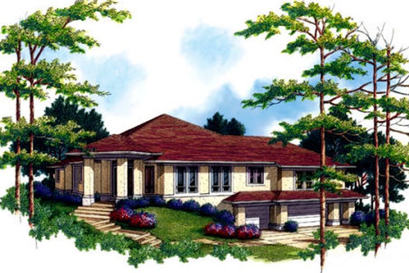 Architectural House Design - Exterior - Other Elevation House Plan #48-298 - 4 bed, 3.5 bath
