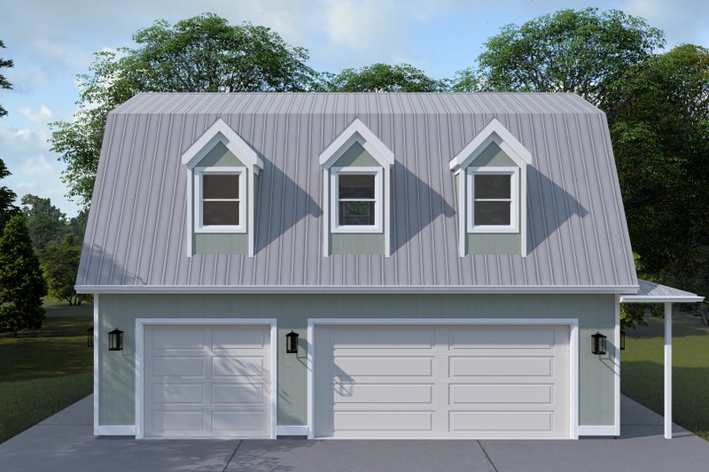 House Design - Exterior - Other Elevation 4 for Country House Plan #1060-228, 0 bath