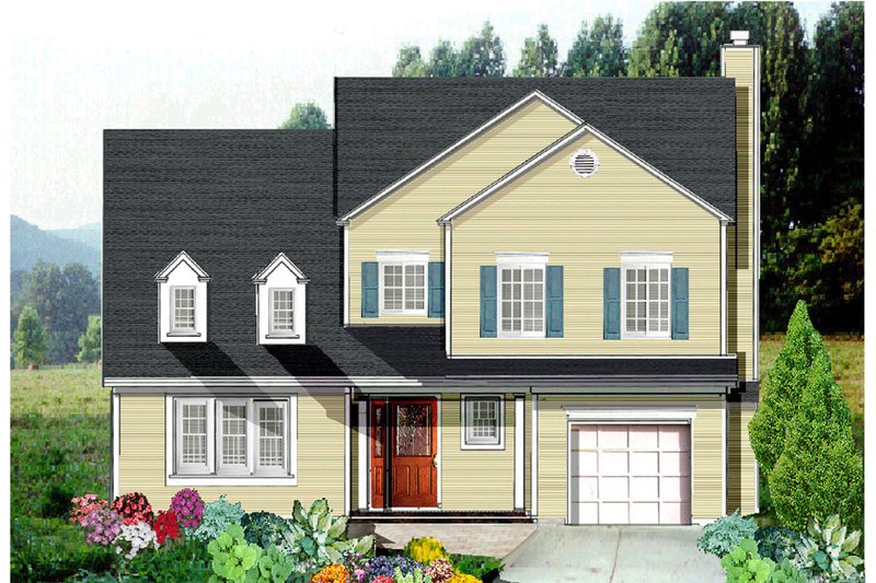 Home Plan - Country Exterior - Front Elevation Plan #3-263
