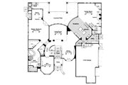 European Style House Plan - 4 Beds 3.5 Baths 4407 Sq/Ft Plan #417-423 