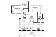 Southern Style House Plan - 3 Beds 2 Baths 1236 Sq/Ft Plan #45-614 