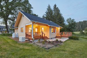 Exterior - Rear Elevation for Cottage House Plan #890-8 - 4 bed, 1.5 bath