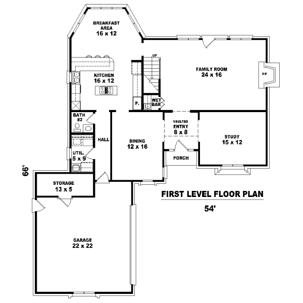 European Floor Plan - Main Floor Plan #81-13890