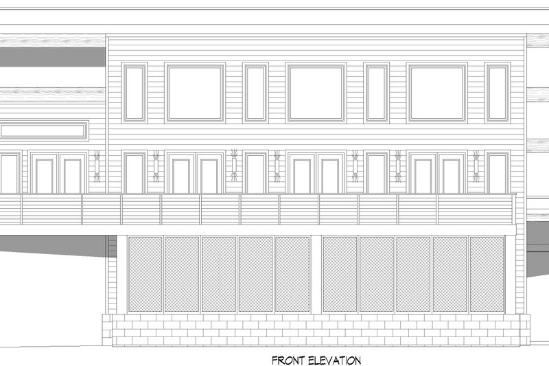 House Design - Exterior - Front Elevation 3 for Contemporary House Plan #932-1241 - 3 bed, 3.5 bath