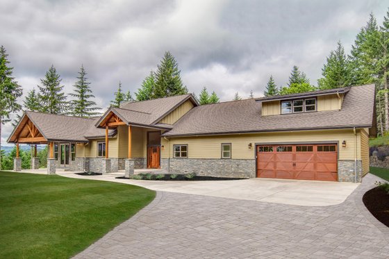 Exterior - Front Elevation 7 for Craftsman House Plan #124-988 - 3 bed, 2.5 bath