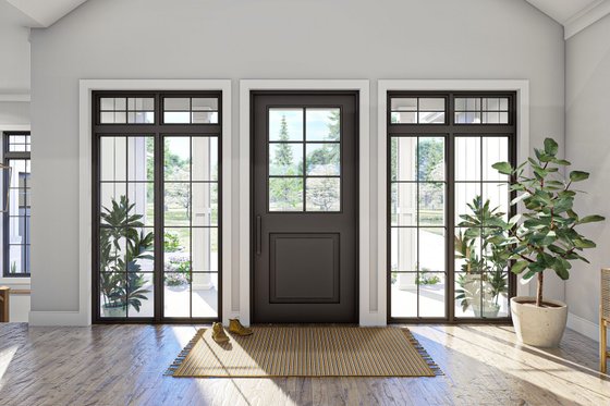 Interior - Entry for Modern House Plan #455-621 - 2 bed, 2 bath