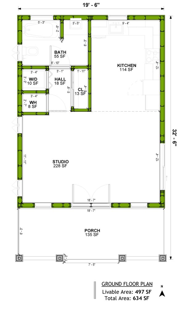 House Plan Design - Craftsman Floor Plan - Main Floor Plan #1106-48