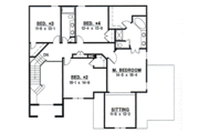European Style House Plan - 4 Beds 2 Baths 2677 Sq/Ft Plan #67-729 