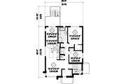 Contemporary Style House Plan - 6 Beds 3 Baths 3555 Sq/Ft Plan #25-4555 