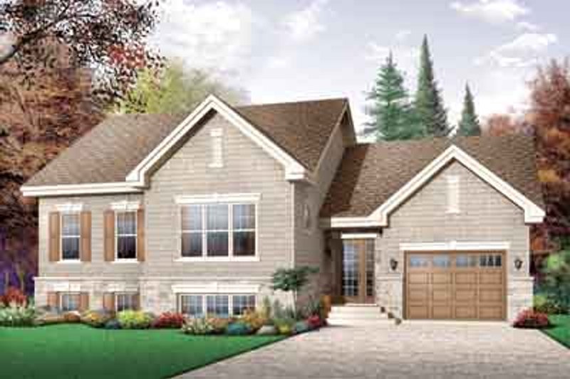 Architectural House Design - Traditional Exterior - Front Elevation Plan #23-660