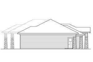 Exterior - Other Elevation for Craftsman House Plan #124-1167 - 3 bed, 3 bath