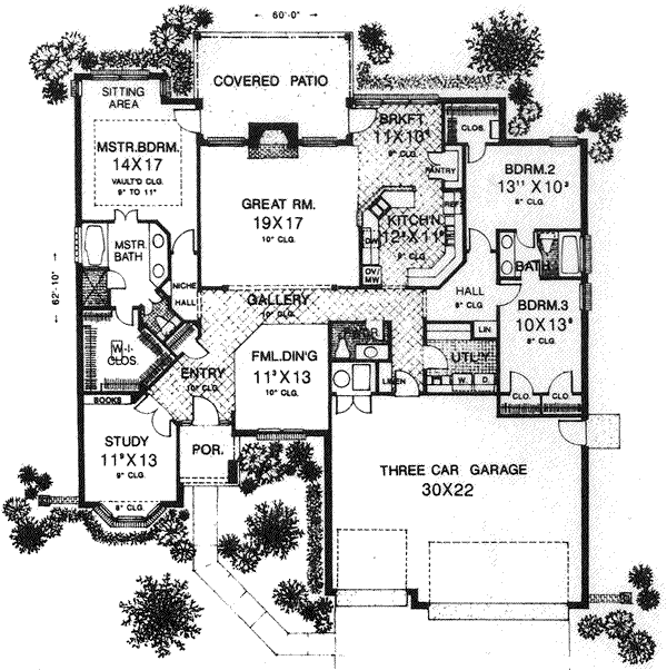 European Floor Plan - Main Floor Plan #310-822