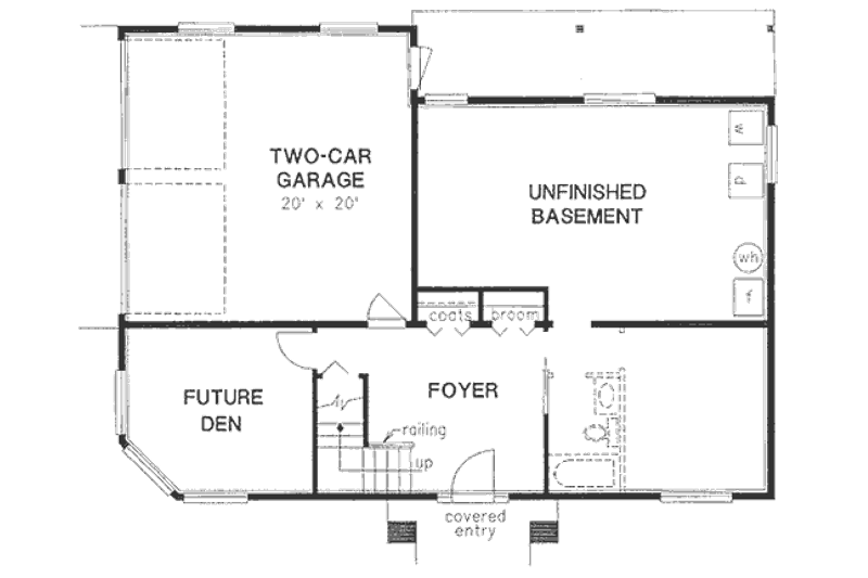 Dream House Plan - Floor Plan - Main Floor for European House Plan #18-9218 - 3 bed, 2 bath