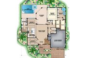 Contemporary Style House Plan - 4 Beds 4.5 Baths 5097 Sq/Ft Plan #27-544 