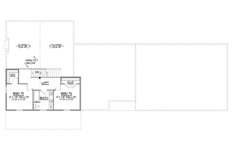 House Plan Design - Floor Plan - Upper Floor for Barndominium House Plan #1064-231 - 3 bed, 2.5 bath