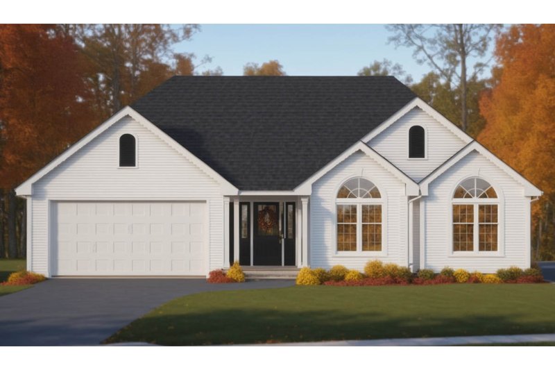 Home Plan - Traditional Exterior - Front Elevation Plan #3-327
