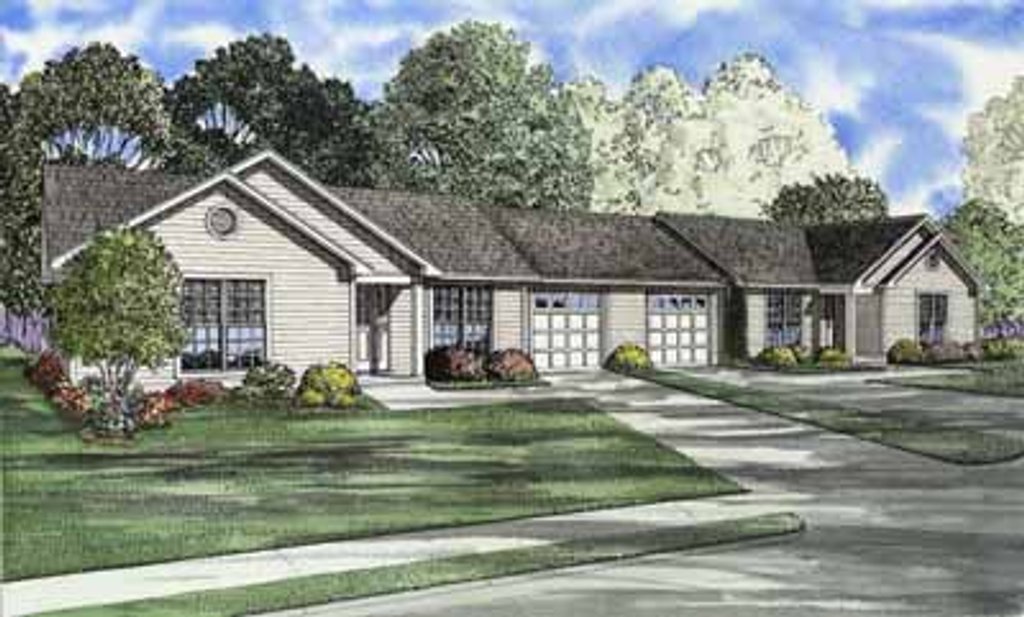 Ranch Style House Plan - 3 Beds 1 Baths 1930 Sq/Ft Plan #17-553