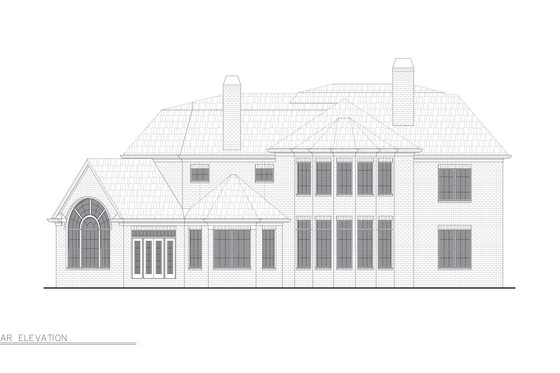 Exterior - Other Elevation 1 for Traditional House Plan #54-704 - 5 bed, 4 bath