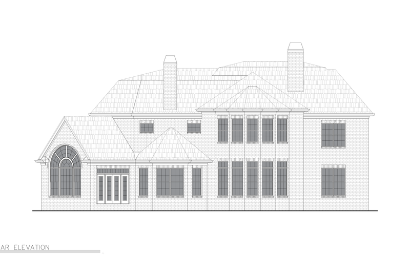 Architectural House Design - Exterior - Other Elevation 1 for Traditional House Plan #54-704 - 5 bed, 4 bath