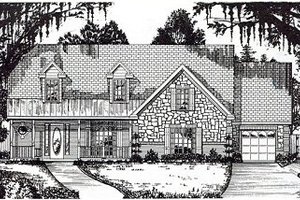 Traditional Exterior - Front Elevation Plan #62-147