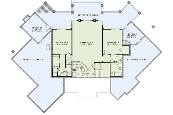 Floor Plan - Upper Floor for Traditional House Plan #17-3302 - 4 bed, 4.5 bath