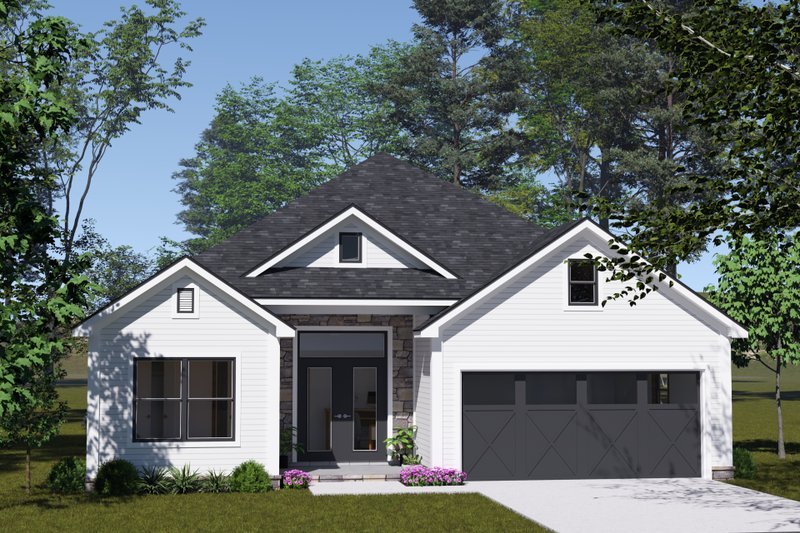 Cottage Style House Plan - 4 Beds 3 Baths 1689 Sq/Ft Plan #513-2399 ...