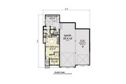 Traditional Style House Plan - 1 Beds 2 Baths 540 Sq/Ft Plan #1070-179 