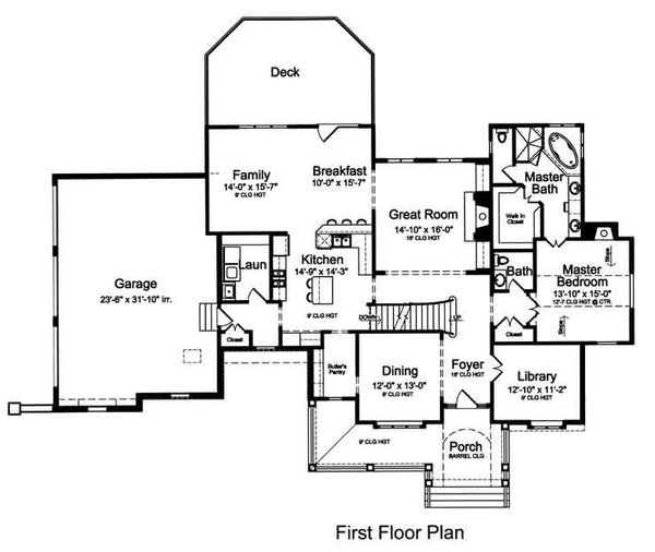 Home Plan - European Floor Plan - Main Floor Plan #46-485