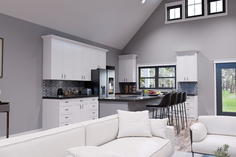 House Blueprint - Interior - Kitchen for Farmhouse House Plan #932-1231 - 2 bed, 2 bath