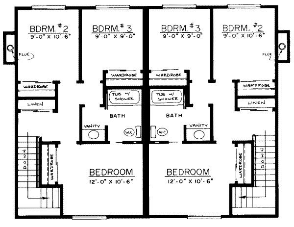 Floor Plan - Upper Floor Plan #303-193