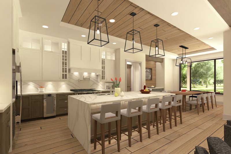 House Blueprint - Interior - Kitchen for Farmhouse House Plan #1069-40 - 3 bed, 2.5 bath