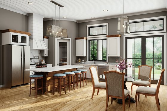 Interior - Kitchen for Farmhouse House Plan #44-265 - 3 bed, 2 bath