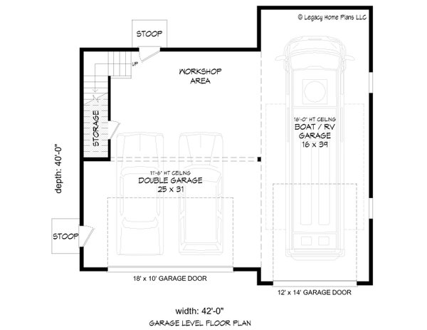 House Design - Contemporary Floor Plan - Main Floor Plan #932-783
