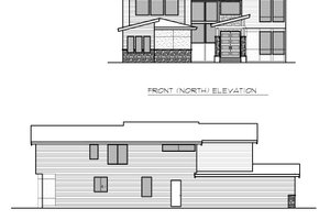 Exterior - Other Elevation 2 for Contemporary House Plan #1066-66 - 4 bed, 3 bath