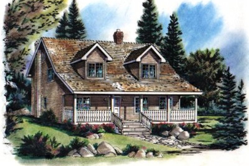 Dream House Plan - Craftsman Exterior - Front Elevation Plan #18-235