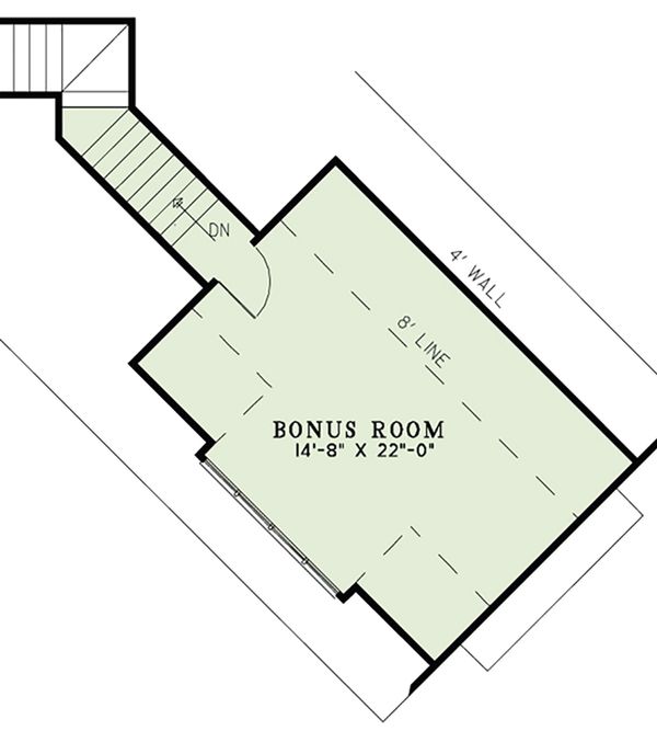 Dream House Plan - European Floor Plan - Upper Floor Plan #17-2556