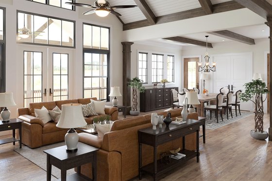 Interior - Other 1 for Farmhouse House Plan #54-570 - 4 bed, 4.5 bath