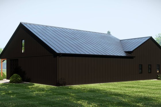 Exterior - Rear Elevation for Farmhouse House Plan #1064-284, 0 bath