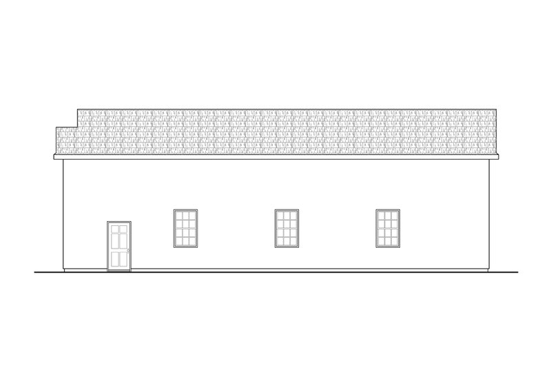 Dream House Plan - Exterior - Other Elevation 1 for Southern House Plan #124-1334, 0 bath