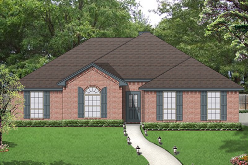 Traditional Style House Plan - 4 Beds 0 Baths 1733 Sq/Ft Plan #84-560