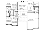 Mediterranean Style House Plan - 3 Beds 3 Baths 2022 Sq/Ft Plan #20-1646 