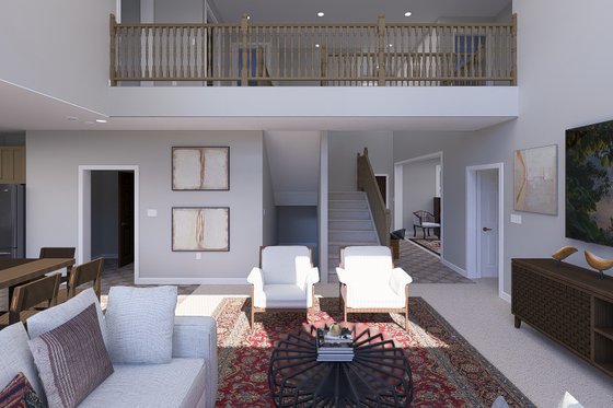 Interior - Family Room 2 for Craftsman House Plan #1060-246 - 5 bed, 3.5 bath