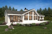 Cabin Style House Plan - 3 Beds 2 Baths 1230 Sq/Ft Plan #47-315 