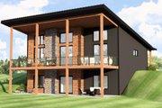 Modern Style House Plan - 3 Beds 3 Baths 2556 Sq/Ft Plan #1064-383 