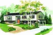 Traditional Style House Plan - 4 Beds 3 Baths 1456 Sq/Ft Plan #72-295 