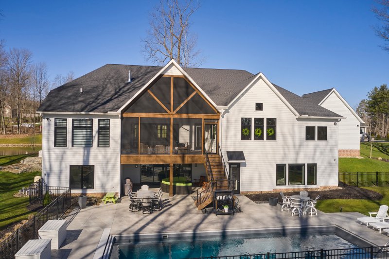 Dream House Plan - Exterior - Rear Elevation for Craftsman House Plan #1089-35 - 3 bed, 2.5 bath