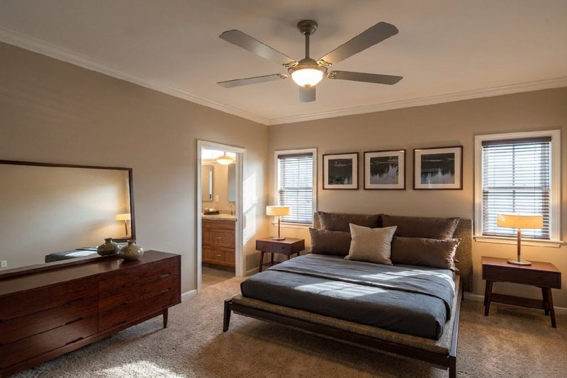 House Design - Interior - Master Bedroom for Farmhouse House Plan #126-268 - 3 bed, 2 bath